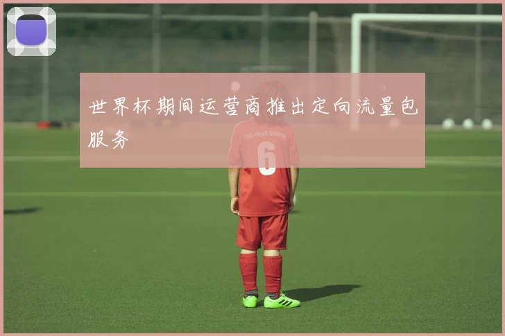世界杯期间运营商推出定向流量包服务