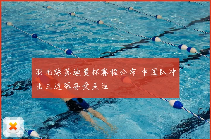羽毛球苏迪曼杯赛程公布 中国队冲击三连冠备受关注